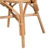 Baxton Studio Varick Modern Bohemian Natural Brown Finished Rattan Dining Chair 205-12672